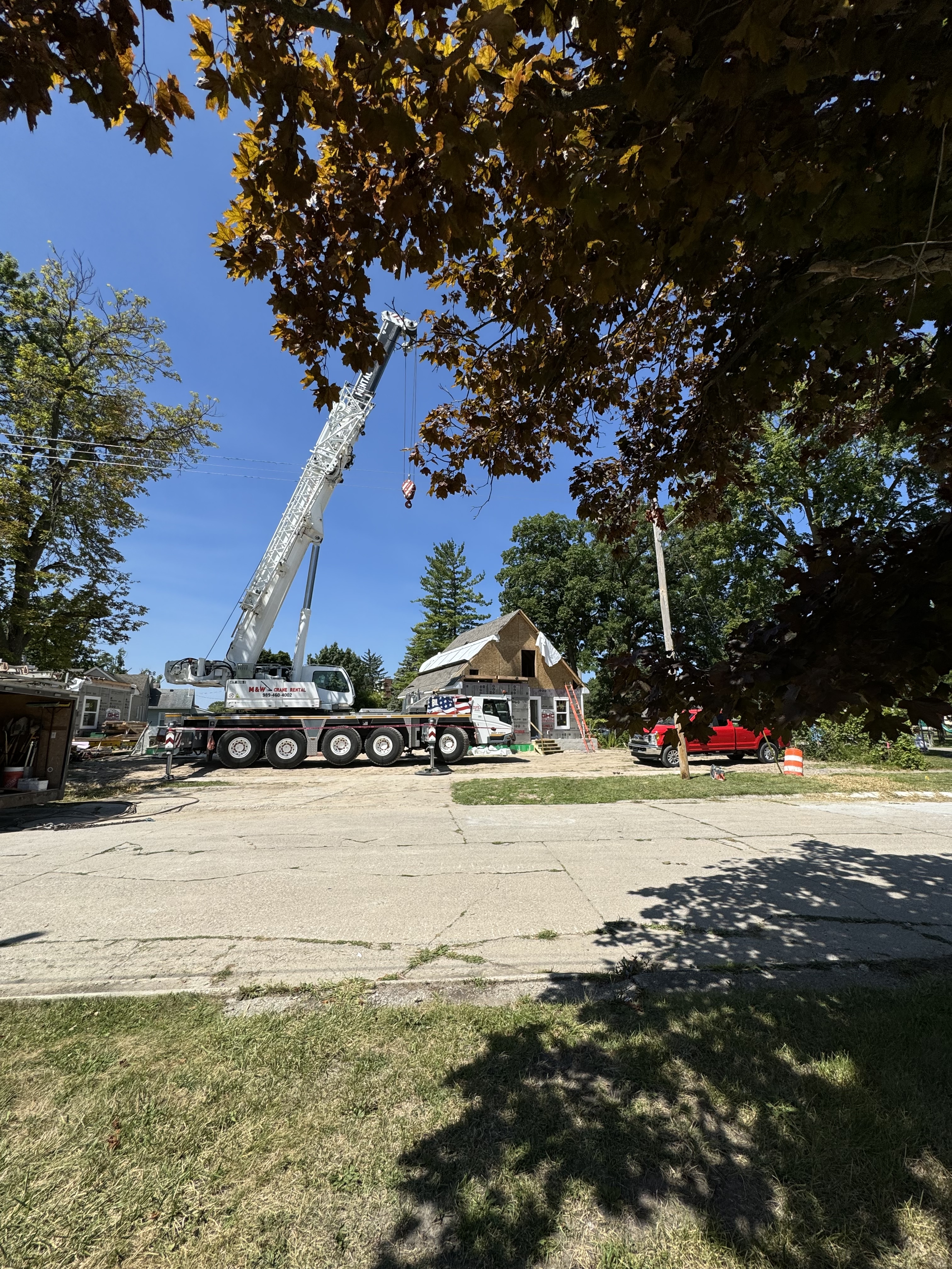 Habitat house being built in partnership with Covenant Healthcare